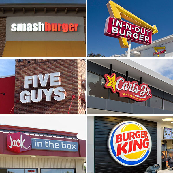 Famous Burger Fast Food Chains In The United States