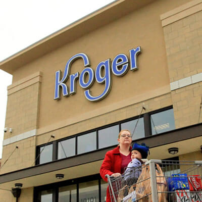 Front Of Kroger Store In The Usa