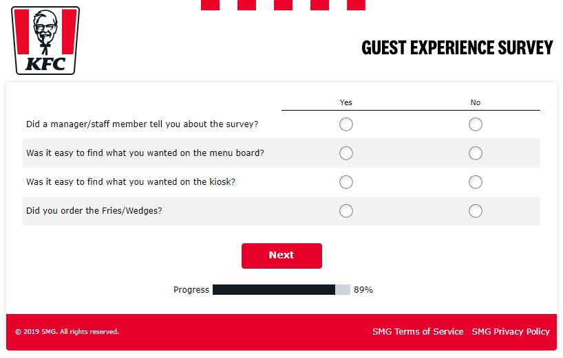 How Did You Find Out About The Yourkfc Survey