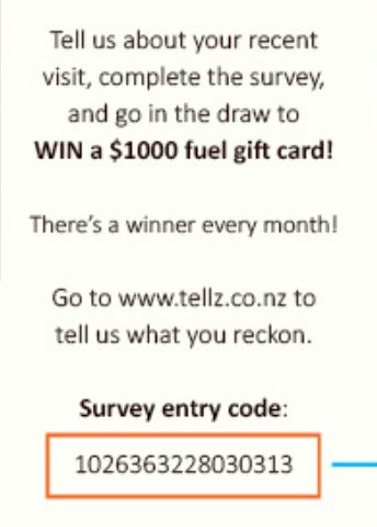 Location Of Survey Code For Www.tellz.co.nz
