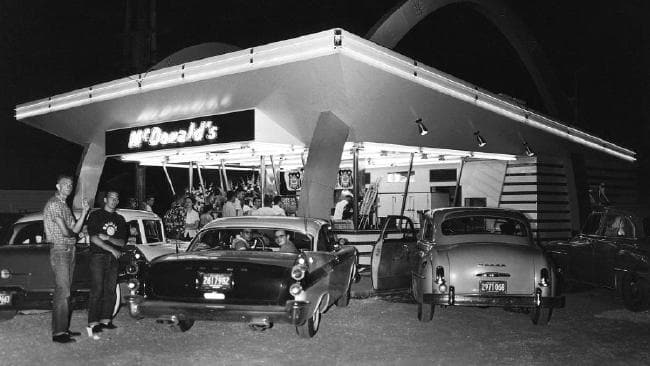 One Of The First Mcdonald's Restaurants In The Usa