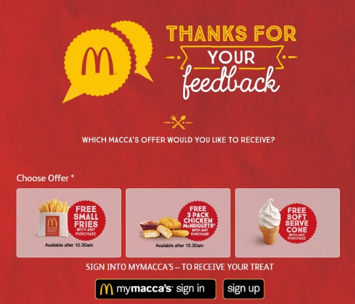 macc.as/feedback • McDonald