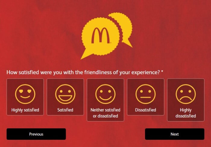 Screenshot Of Mcdonald's Australia Feedback Form 7