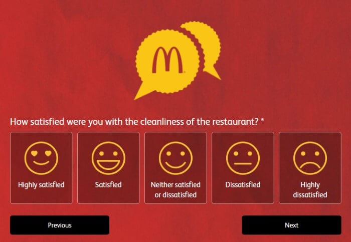 Screenshot Of Mcdonald's Australia Feedback Form 9