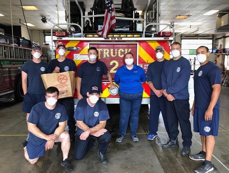 Some Of The Fireman At Firehouse Subs