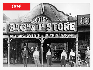 The First Coles In Australia