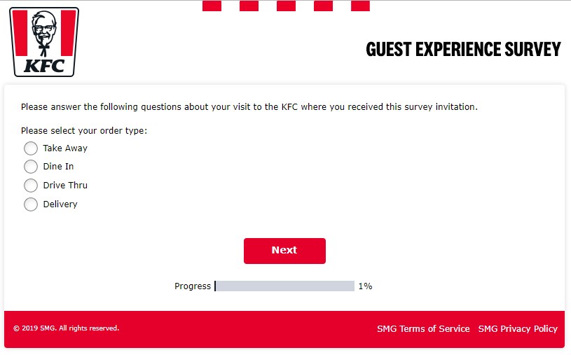 What Type Of Order Did You Make At Kfc Questionnaire