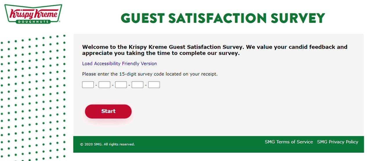 Where To Enter Survey Code For Krispy Kreme